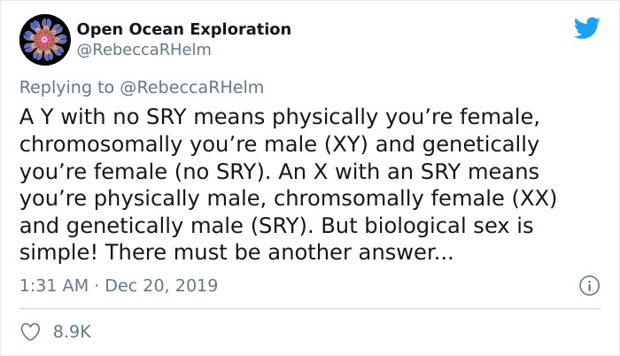 Biology Professor Explains What “Biological Sex” Really Means, Starts A Heated Debate On Twitter Biology Professor Explains What “Biological Sex” Really Means, Starts A Heated Debate On Twitter