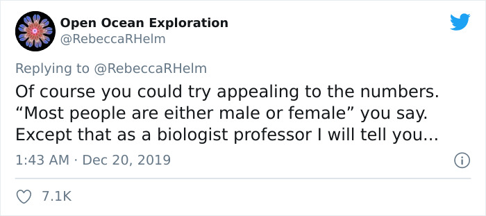 Biology Professor Explains What “Biological Sex” Really Means, Starts A Heated Debate On Twitter Biology Professor Explains What “Biological Sex” Really Means, Starts A Heated Debate On Twitter