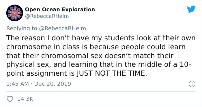 Biology Professor Explains What “Biological Sex” Really Means, Starts A Heated Debate On Twitter Biology Professor Explains What “Biological Sex” Really Means, Starts A Heated Debate On Twitter