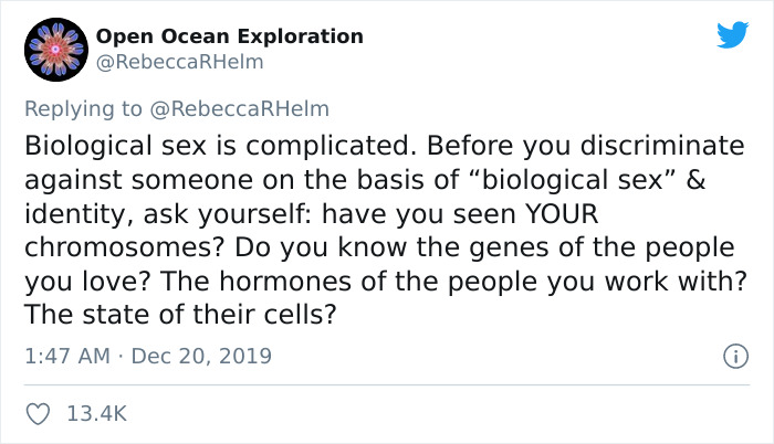 Biology Professor Explains What “Biological Sex” Really Means, Starts A Heated Debate On Twitter Biology Professor Explains What “Biological Sex” Really Means, Starts A Heated Debate On Twitter