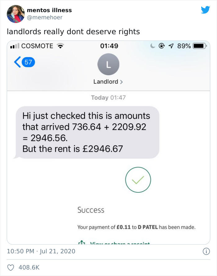 This Landlord Got Their Money