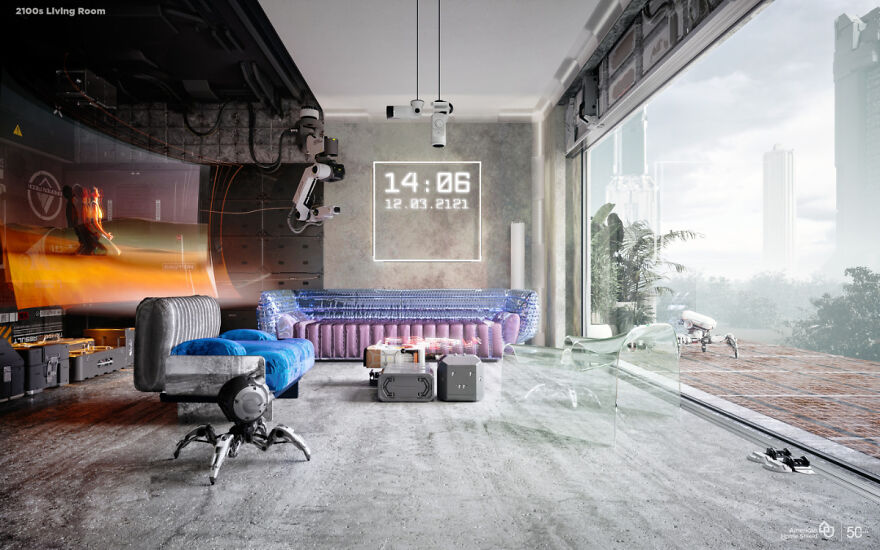 These Designers Show How Interior Design Changed Over Time And How It Might Evolve In The Future These Designers Show How Interior Design Changed Over Time And How It Might Evolve In The Future