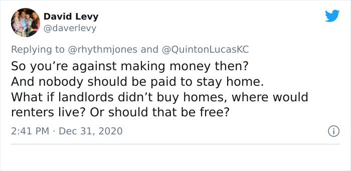 Where Would People Live If I Didn't Own Their Homes?