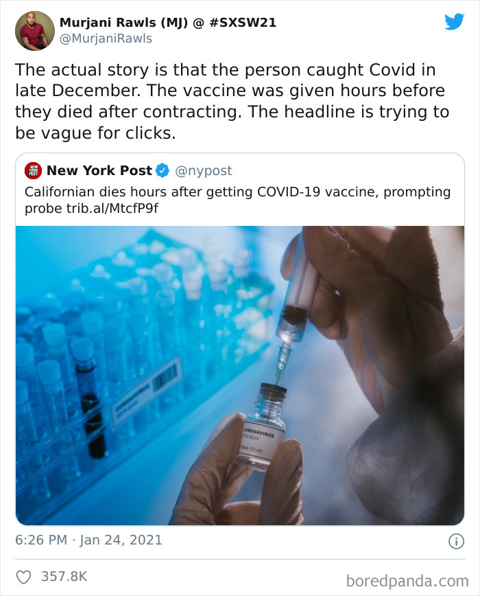 Clickbating About The Vaccine