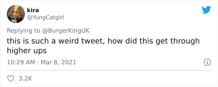 Burger King UK Tweets That ‘Women Belong In The Kitchen’ On International Women’s Day Burger King UK Tweets That ‘Women Belong In The Kitchen’ On International Women’s Day