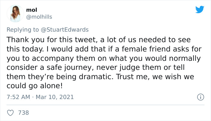 Men Are Questioning How They Can Help Women Feel Safer After The Tragic Disappearance Of Sarah Everard