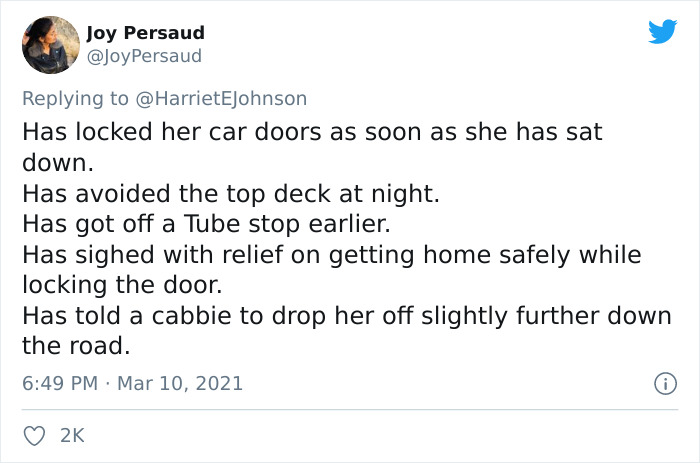 Women Post What's On Their Mental Checklist To Feel Safe, And It's Horrific That All Women Relate To It