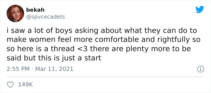 6 Simple Tips On How Men Can Help Women Feel Safer In Public And Other Situations Shared By A Twitter User 6 Simple Tips On How Men Can Help Women Feel Safer In Public And Other Situations Shared By A Twitter User