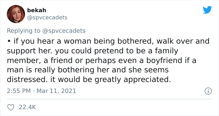 6 Simple Tips On How Men Can Help Women Feel Safer In Public And Other Situations Shared By A Twitter User 6 Simple Tips On How Men Can Help Women Feel Safer In Public And Other Situations Shared By A Twitter User