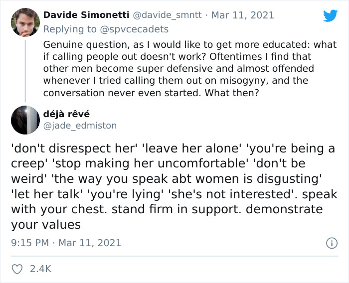 6 Simple Tips On How Men Can Help Women Feel Safer In Public And Other Situations Shared By A Twitter User 6 Simple Tips On How Men Can Help Women Feel Safer In Public And Other Situations Shared By A Twitter User