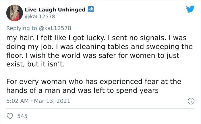 Female Bartender 'Tricks' A Male Customer Who Harassed Her, Her Coworker Says 'This Is Why Men Say Women Are Manipulative'