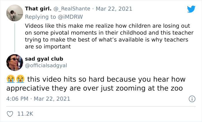 Kindergarten Teacher&rsquo;s Virtual Field Trip To The Zoo Is Melting People&rsquo;s Hearts