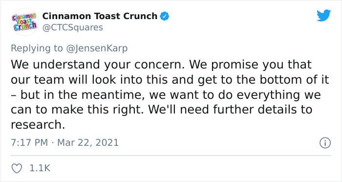 Person Finds Shrimp Tails In His Cinnamon Crunch Cereal, The Company Says It&rsquo;s Just &lsquo;Sugar&rsquo;, People React With Memes