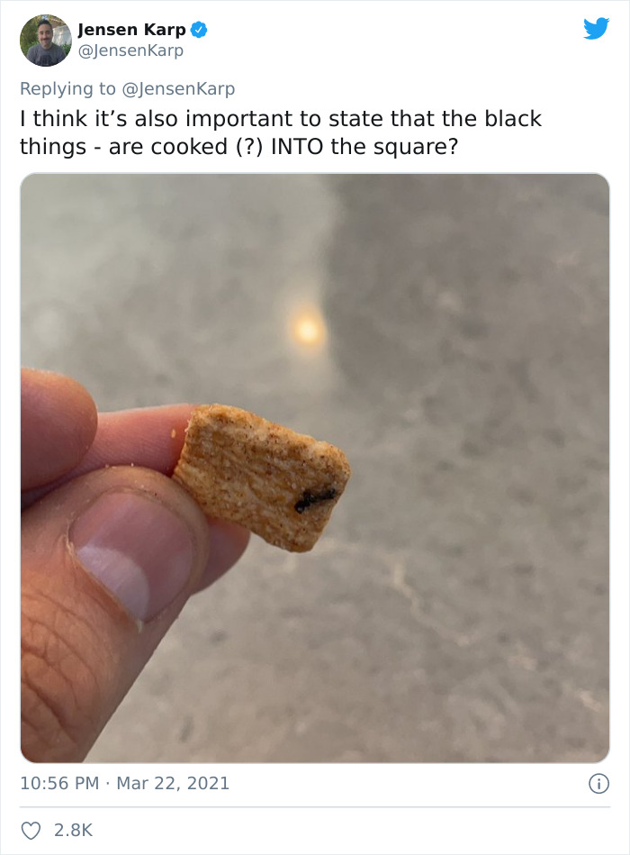Person Finds Shrimp Tails In His Cinnamon Crunch Cereal, The Company Says It&rsquo;s Just &lsquo;Sugar&rsquo;, People React With Memes