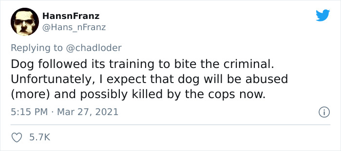 'He Did What He Was Taught': Police Dog Bites A Cop Who Brutalized A Protestor