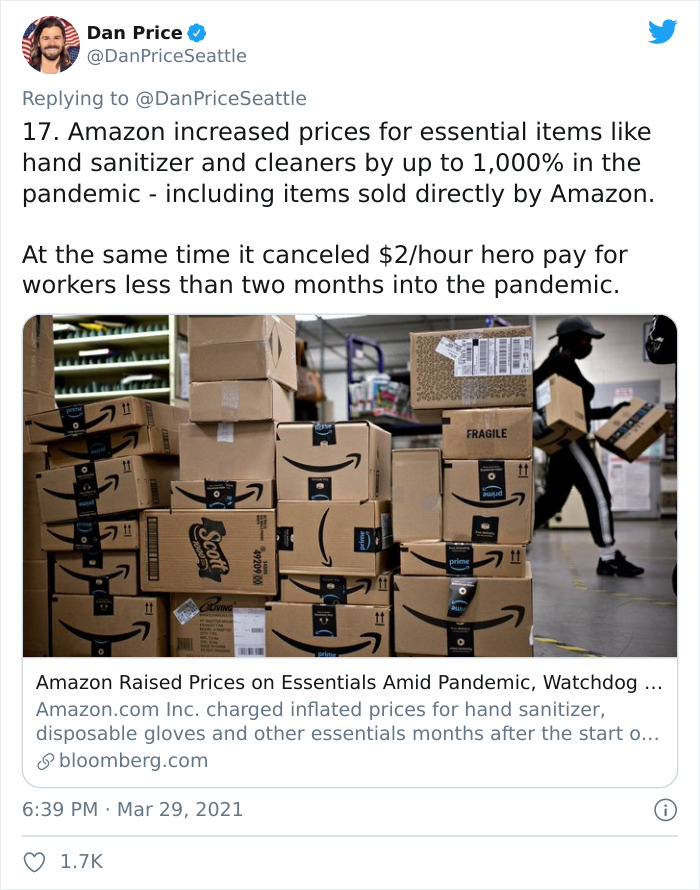 Guy Lists 40 Ways In Which Amazon Exploits Its Employees And It&rsquo;s Terrifying