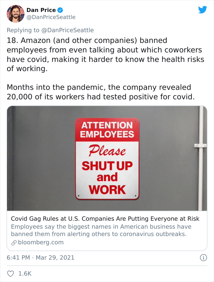 Guy Lists 40 Ways In Which Amazon Exploits Its Employees And It&rsquo;s Terrifying