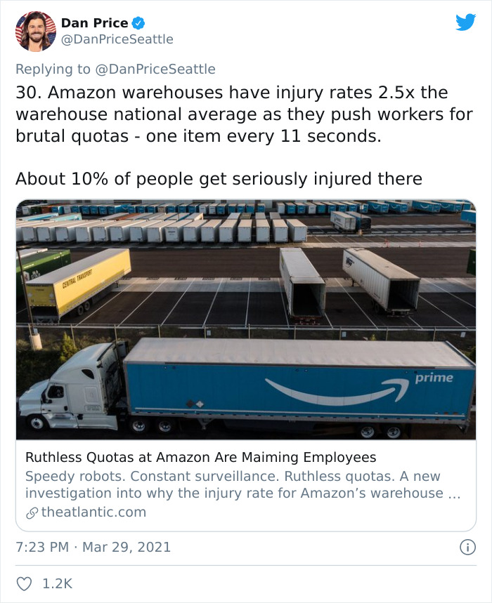 Guy Lists 40 Ways In Which Amazon Exploits Its Employees And It&rsquo;s Terrifying