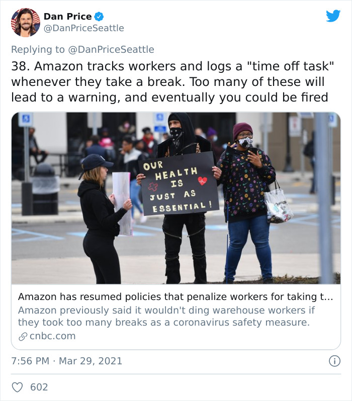 Guy Lists 40 Ways In Which Amazon Exploits Its Employees And It&rsquo;s Terrifying