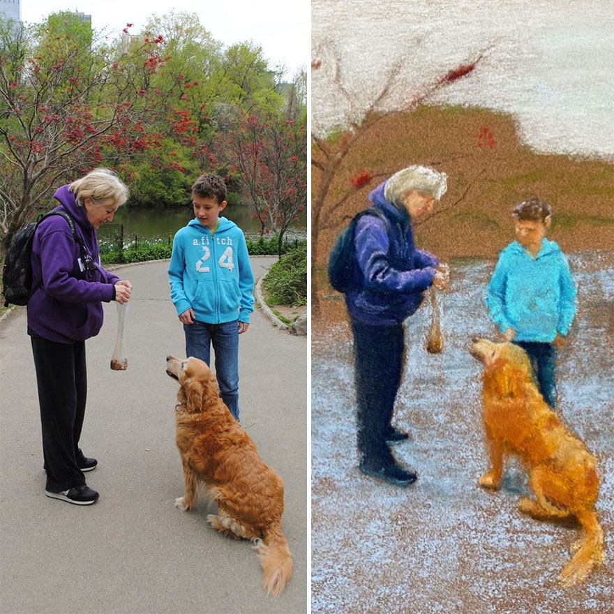 The Scene At The Central Park