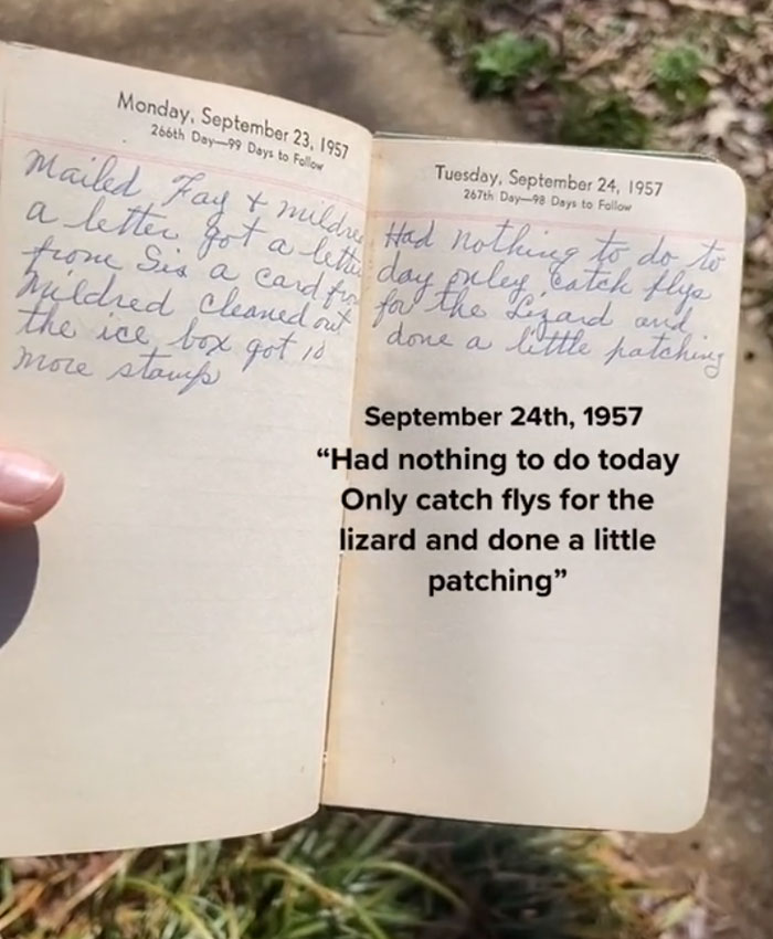 Diary From 1957 Found In Thrift Store Shows What A Housewife&rsquo;s Life Was Like Back Then (Updated)