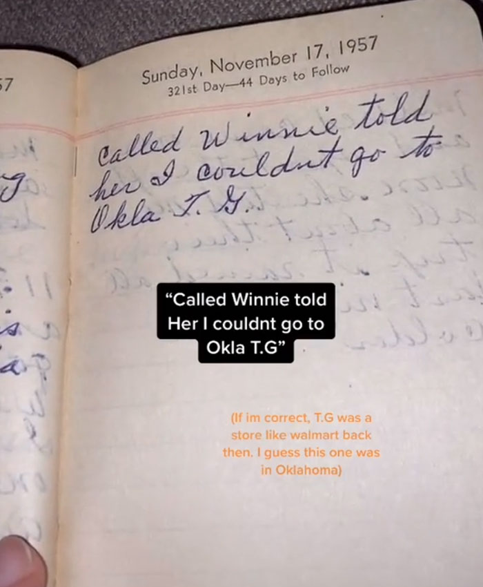 Diary From 1957 Found In Thrift Store Shows What A Housewife&rsquo;s Life Was Like Back Then (Updated)