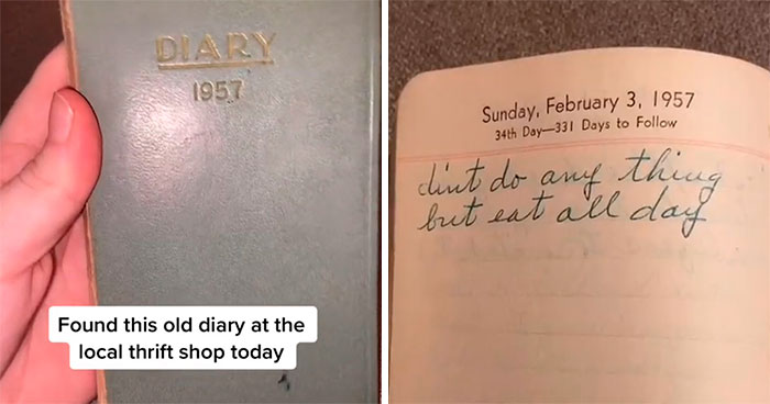 Diary From 1957 Found In Thrift Store Shows What A Housewife’s Life Was Like Back Then (Updated)