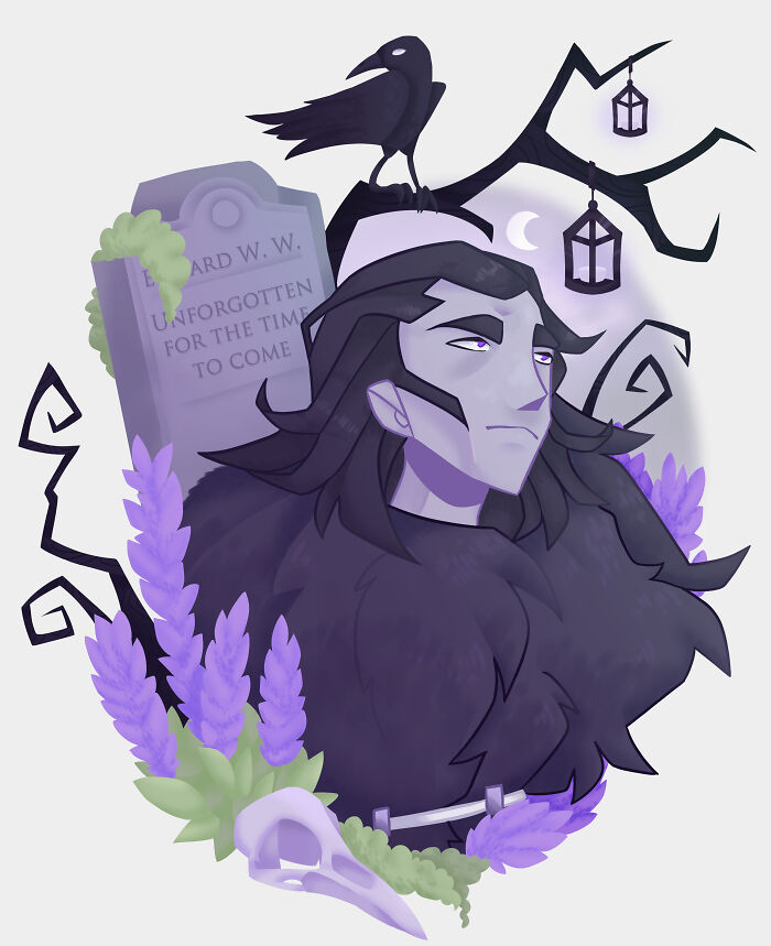 Pretty Outdated In Quality But I Still Like The Concept! A Portrait Of A Novel Character.