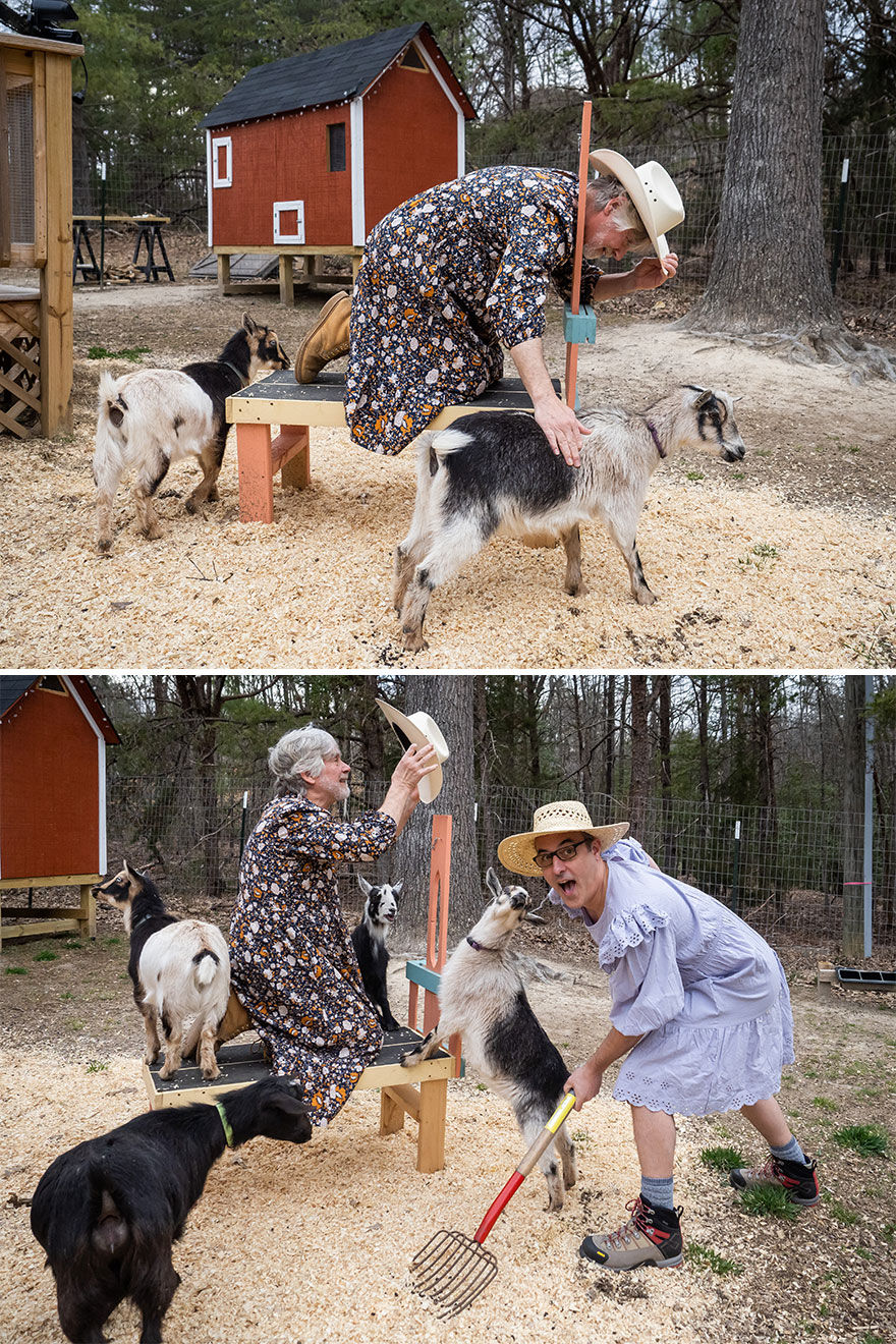 The Goochland Goat Girls - #targetdresschallenge