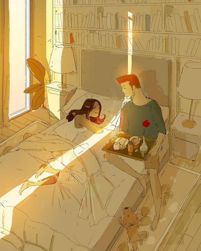 Artist Makes Adorable Illustrations That Capture The Tenderness Of Living With Those Who Do You Good (New Pics)
