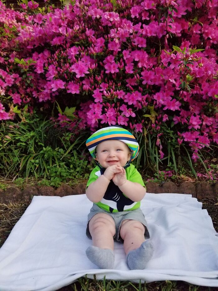 My Nephew: Peanut. This Is About 2 Years Old But I Recently Caught Him Calling Me His Best Friend Which Made Me In Turn Make The Same Face.