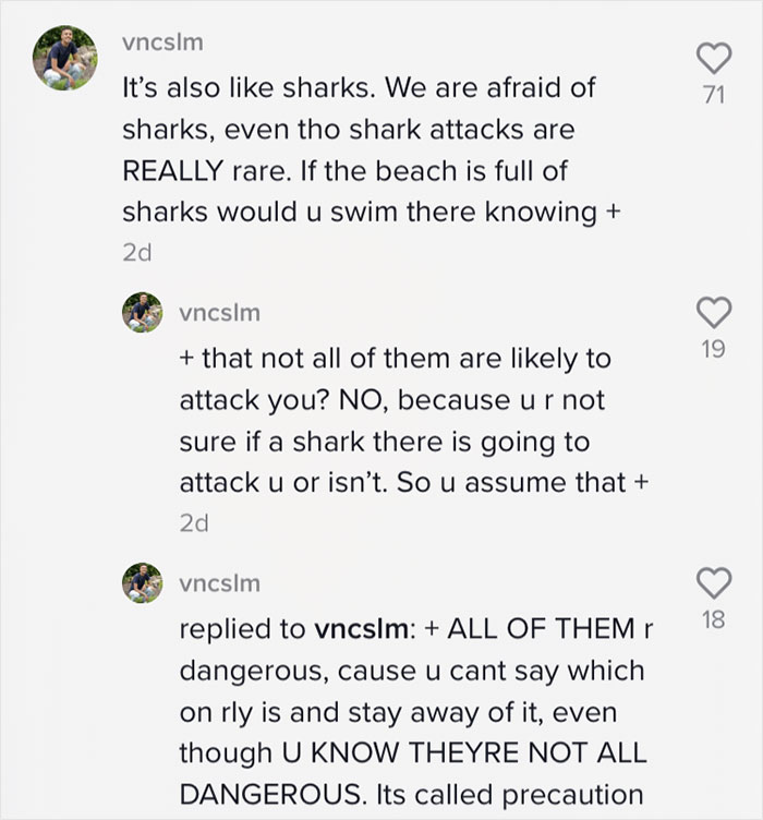 Woman Perfectly Explains ‘Not All Men’ With One Powerful Analogy So They Can Finally Understand It Woman Perfectly Explains ‘Not All Men’ With One Powerful Analogy So They Can Finally Understand It