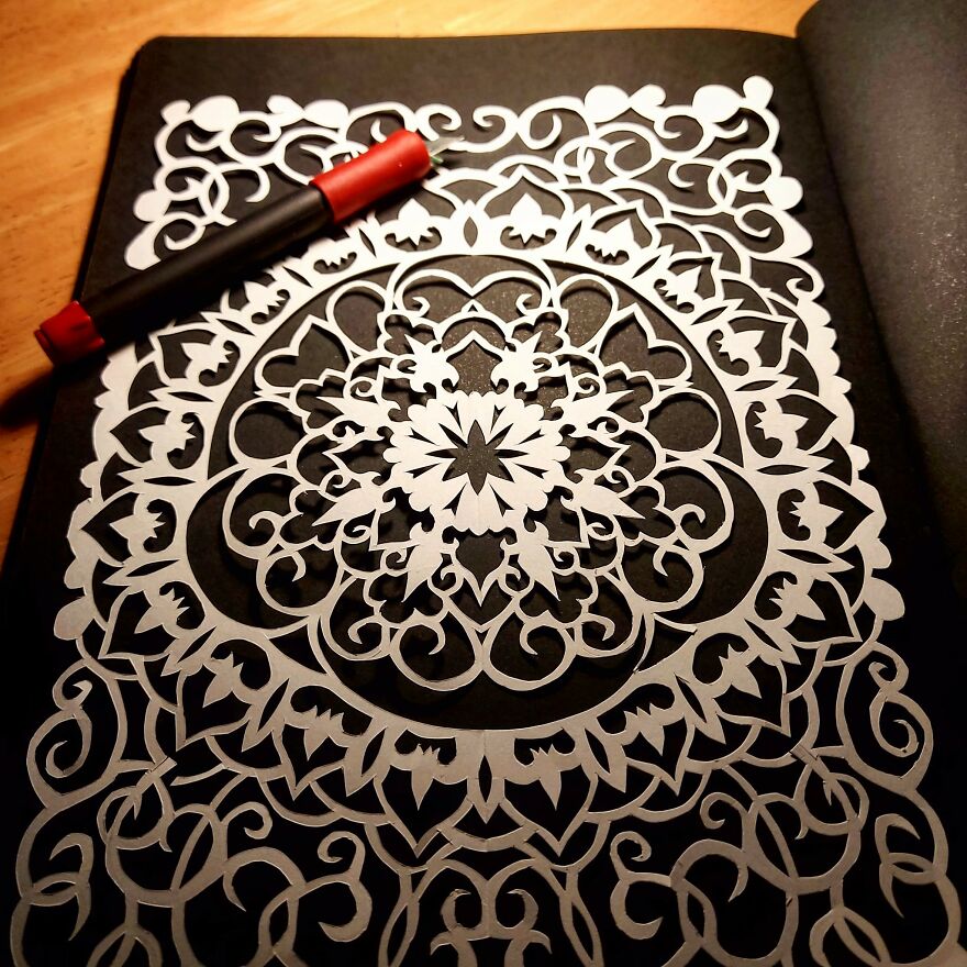 My Doodles Into Stencil Art