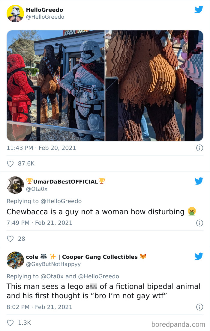 Wait Until He Learns That Men Have Butt Cheeks Too