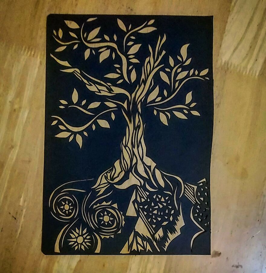 My Doodles Into Stencil Art My Doodles Into Stencil Art