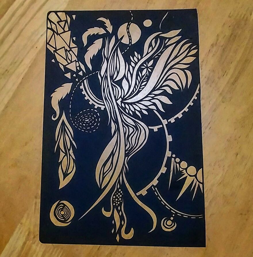 My Doodles Into Stencil Art My Doodles Into Stencil Art