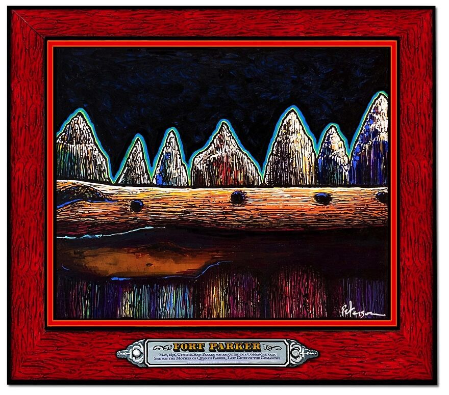 Fort Parker, Tx. Cynthia Ann Parker Was Abducted By A Comanche Raid. She Later Gave Birth To Quanah Parker, ‘Last Chief Of The Comanche’