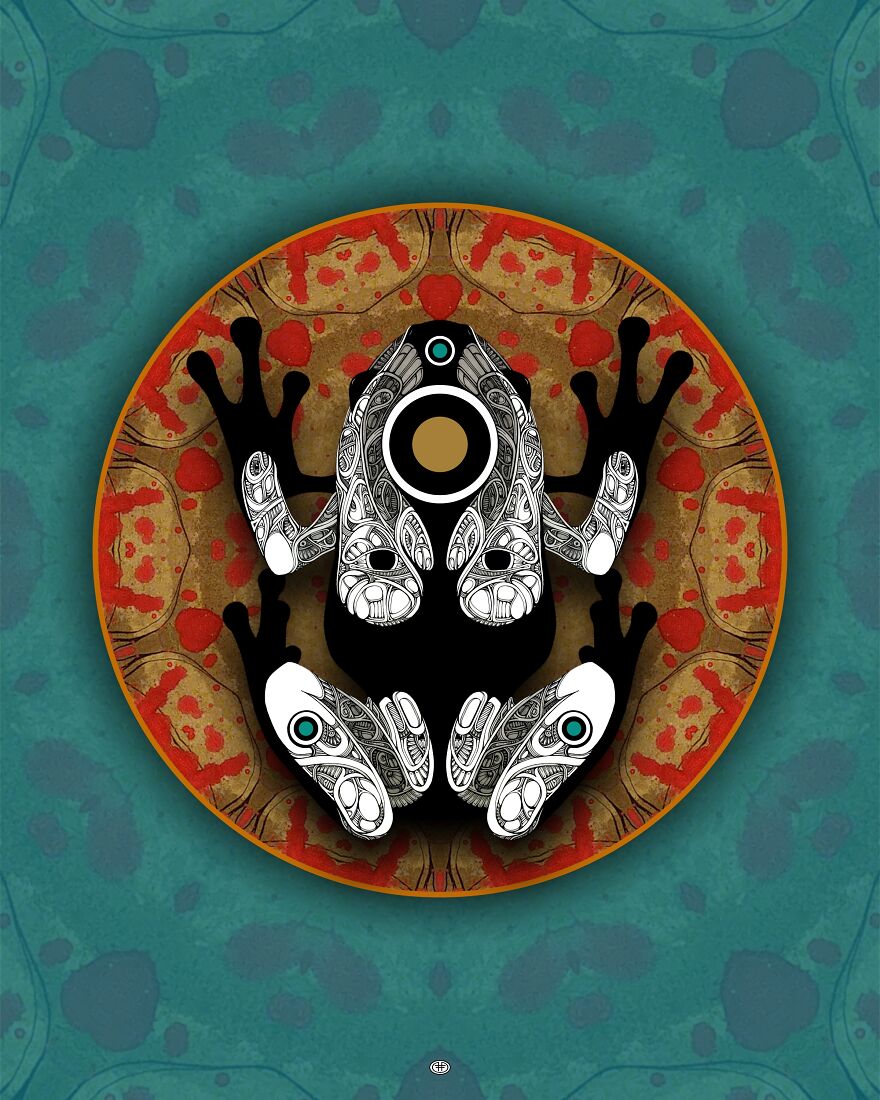 My 6 Drawings Of Mandala Frogs