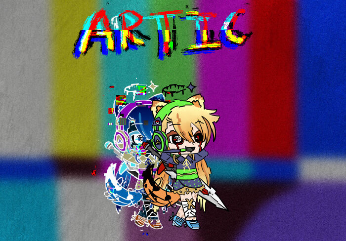 This Is An Oc Of Mine That I Made (Just A Glitchy Fox Lol)