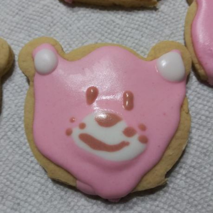 Pink Bear Cookies!