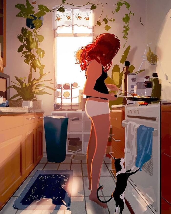 Artist Makes Adorable Illustrations That Capture The Tenderness Of Living With Those Who Do You Good (New Pics)