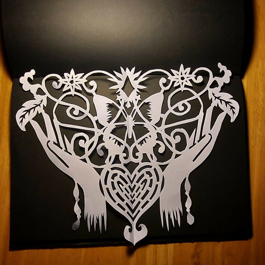 My Doodles Into Stencil Art