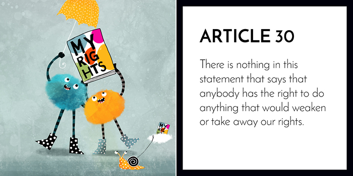 Article 30: Nobody Can Take These Rights From You