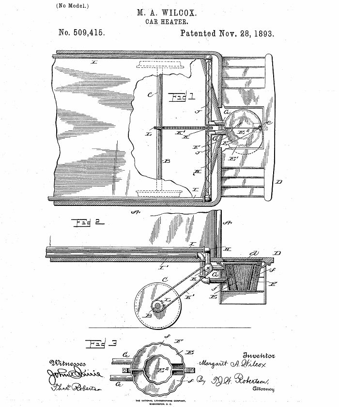 Margaret A. Wilcox Invented The First Car Heater