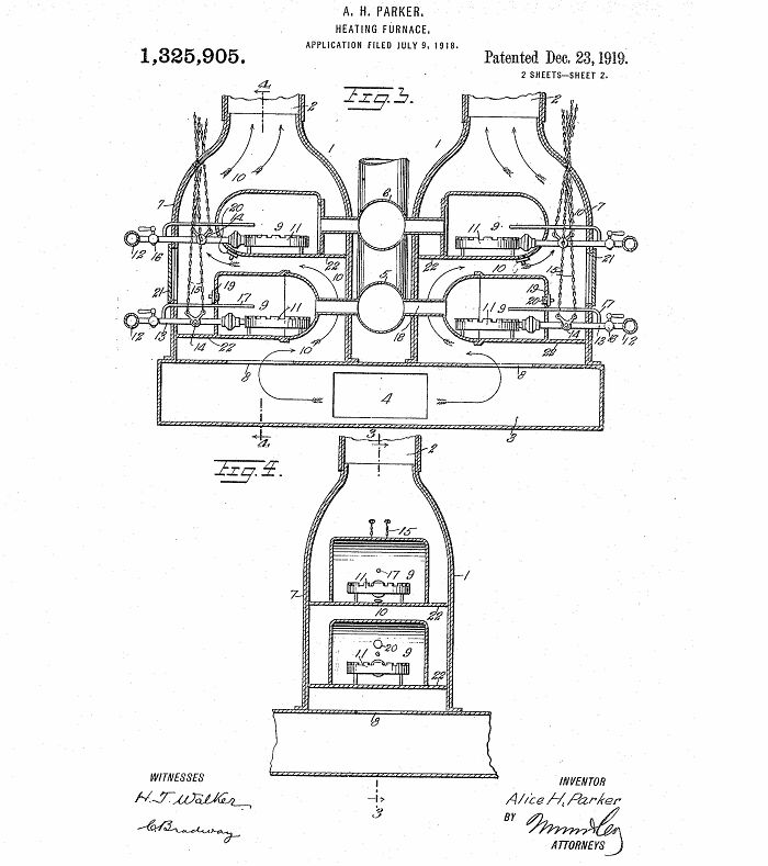 Alice H. Parker Invented The Central Heating System