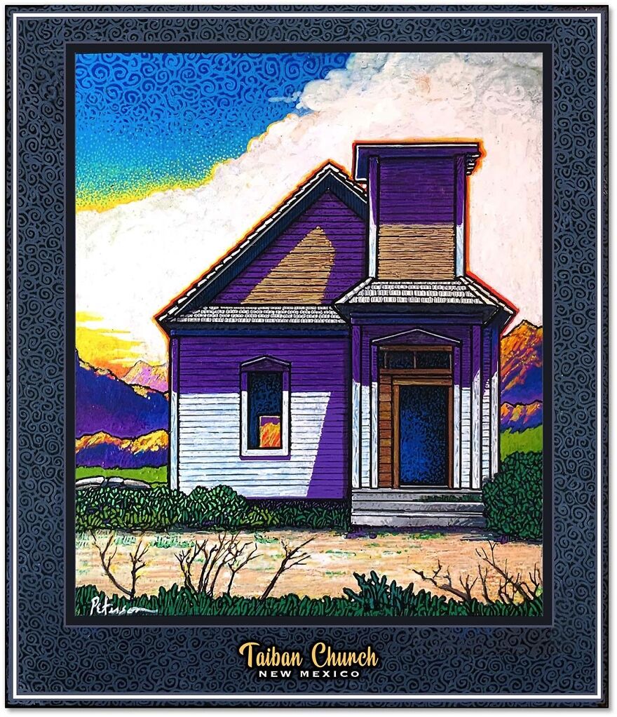50 Miles East Of Fort Sumner, Along A Small Back Road. The Church Once Contained Imported European Chairs And A Grand Piano. The Railroad Bypassed Taiban In 1936, Sealing It’s Decline