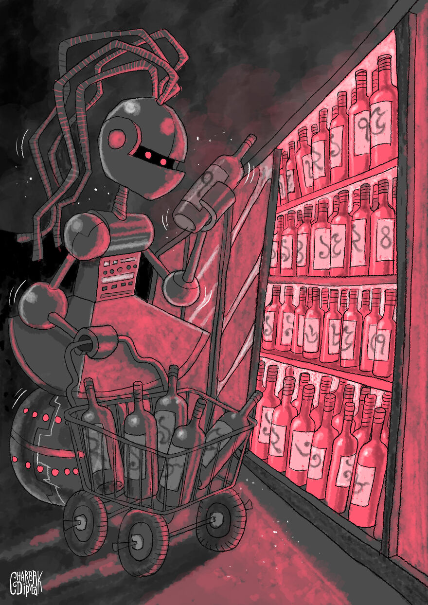 My Robot Illustration Series (10 Pics)