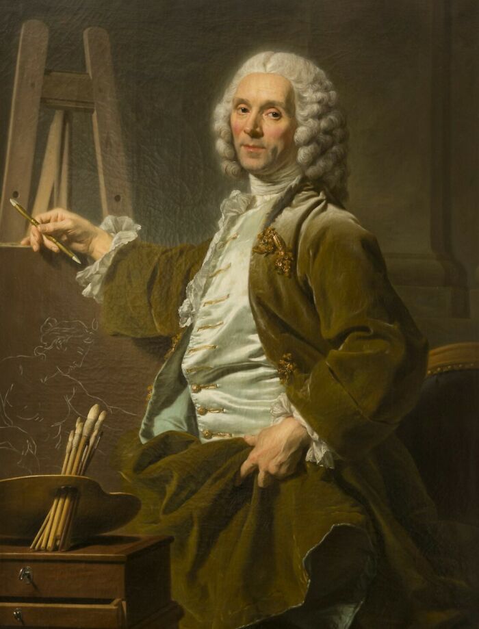 Hyacinthe Collin De Vermont, Painter By Roslin, Alexandre (1753)