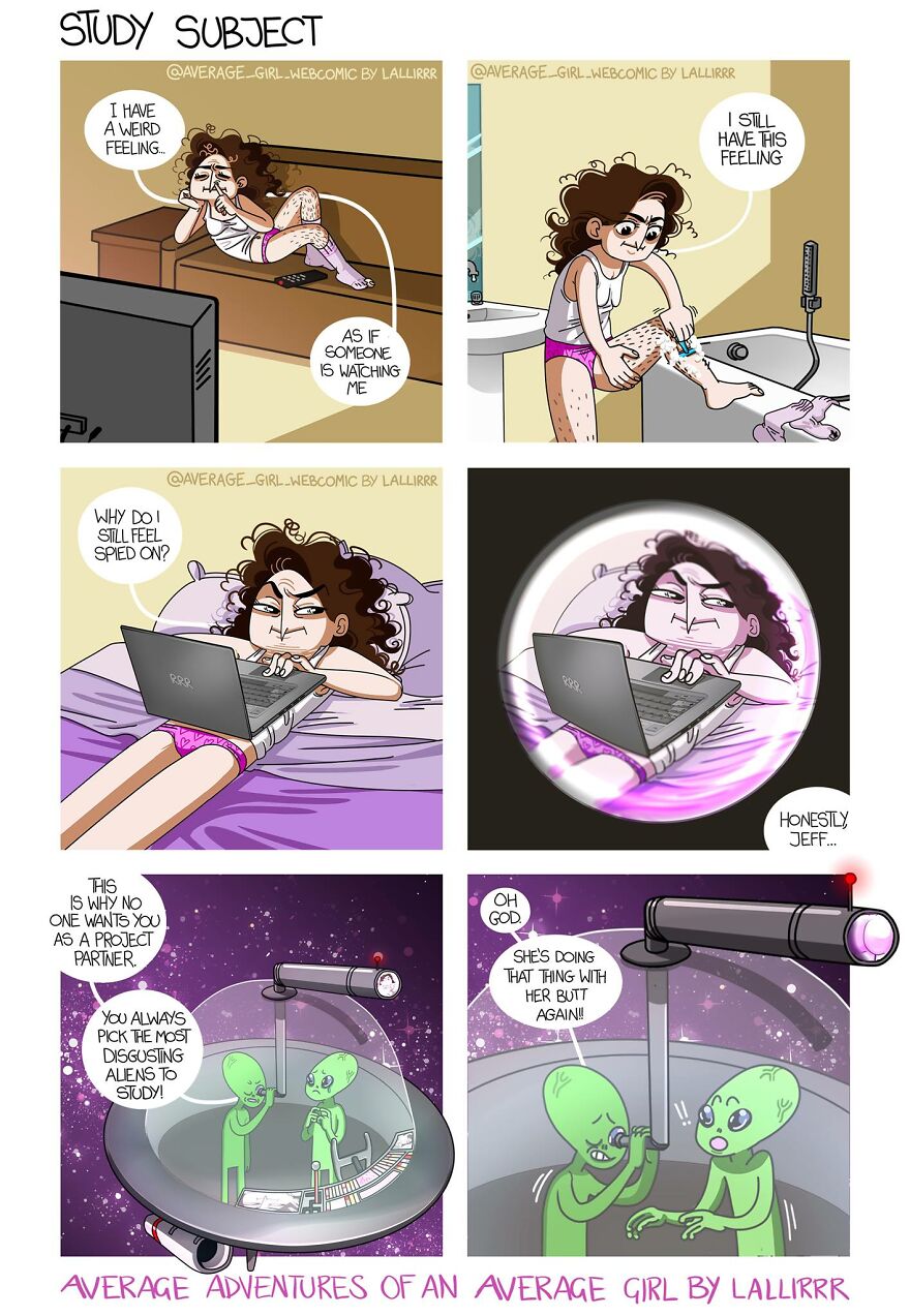 Funny-Slice-Of-Life-Average-Girl-Webcomic