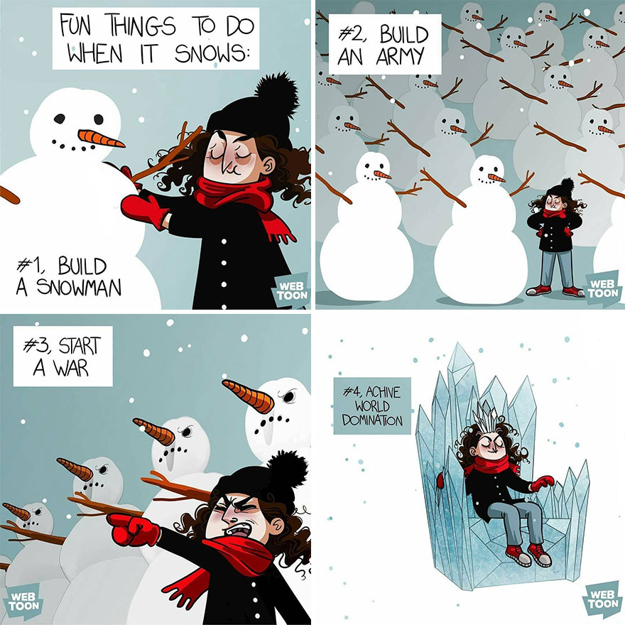 Funny-Slice-Of-Life-Average-Girl-Webcomic